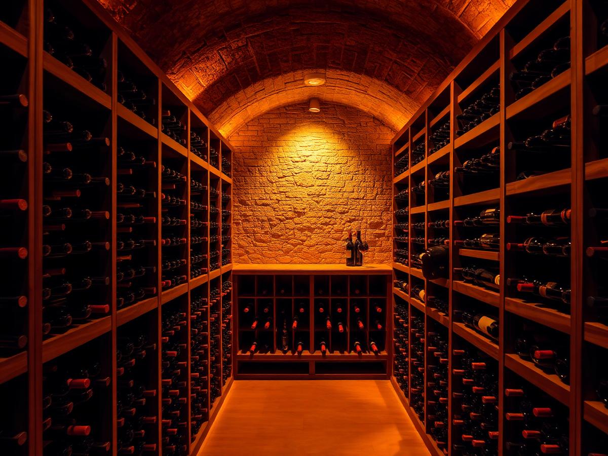 Cave à vins du restaurant