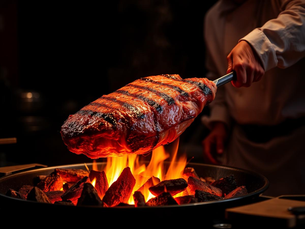 Cuisson à la braise